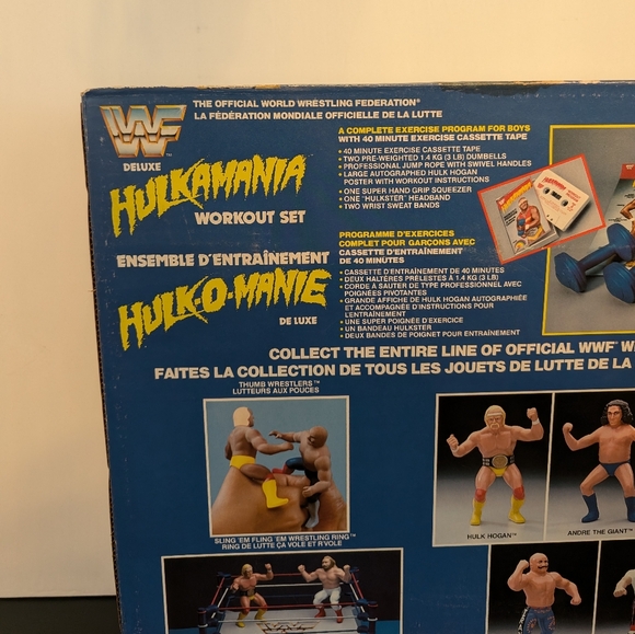 Vtg 1985 WWF Hulk Hogan's Hulkamania Deluxe Workout Set Brand New/Sealed. LJN - Picture 17 of 17